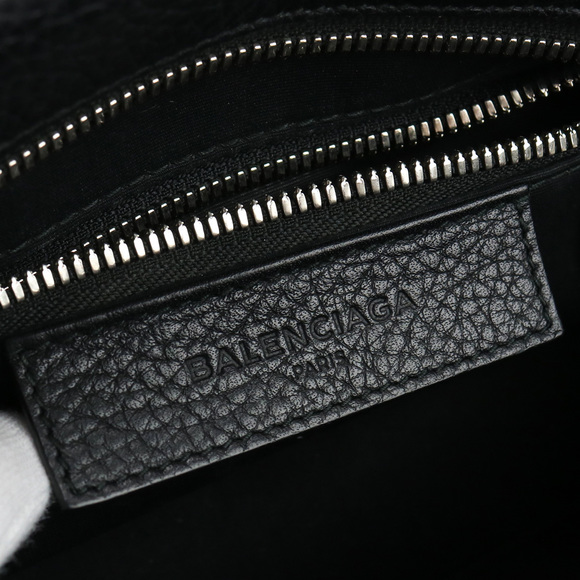 Balenciaga Shoulder Bag Handbag Leather Black - Picture 5 of 12